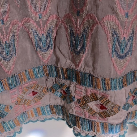 Johnny Was Tunic top heavily embroidered all over extra small gorgeous colors - Picture 4 of 16
